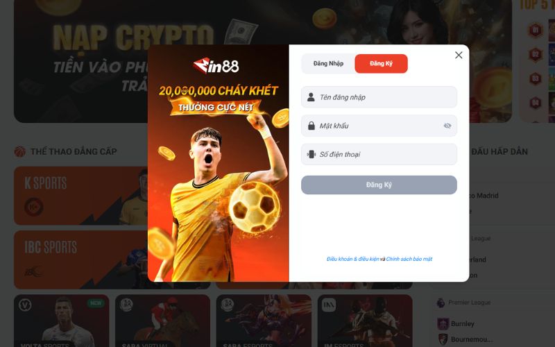 đăng ký tài khoản Min88 dễ dàng