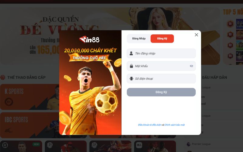 Các bước tạo tài khoản và truy cập Min88 dành cho người mới